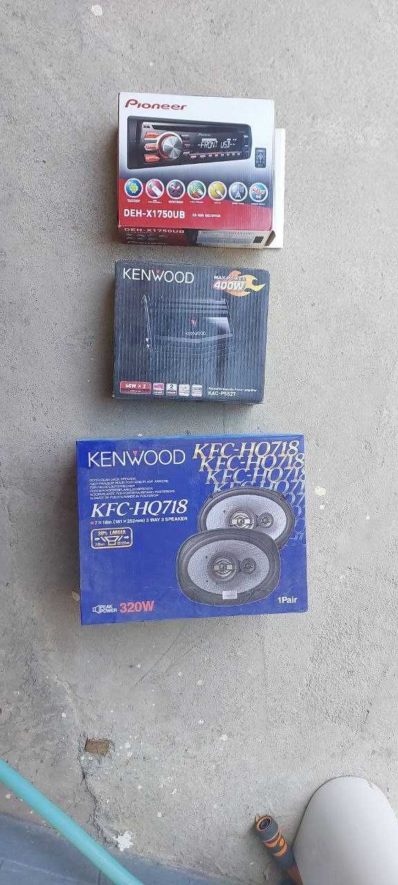 Ponaer  DEN-X175UB \ Усилитель Kenwood KAC-PS527 \ Kenwood KFC-HQ718