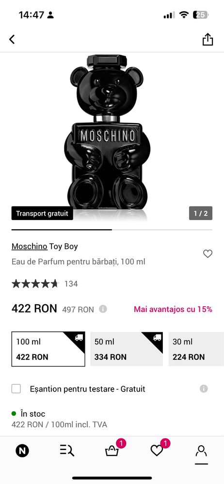 Parfum Moschino Toy Boy