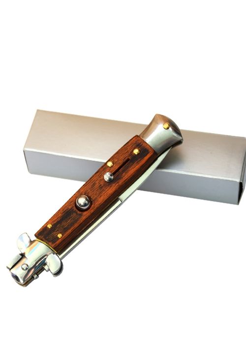 Cutit briceag Stiletto 22 cm, deschidere automata si sistem de blocare