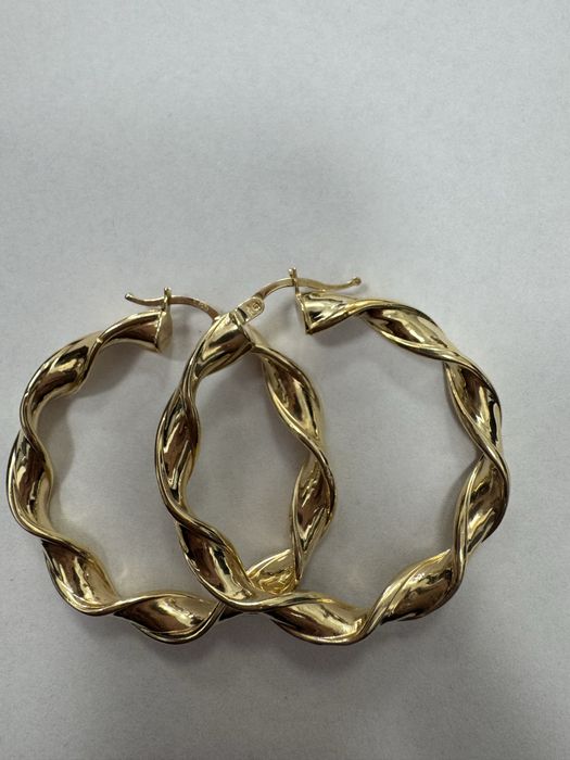 Златни обеци къдрави 5,9гр