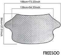 FREESOO Защитно покритие за предно стъкло против замръзване и сенник