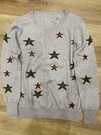 Шерстяной свитер со звездами