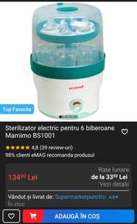 Sterilizator pentru 6 biberoane