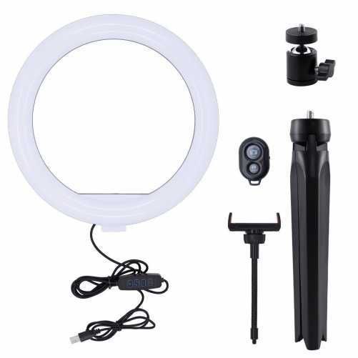 Ring Light Dimabil 25CM RingLight 1200LM Reglabil Vlog Tik Tok Machiaj