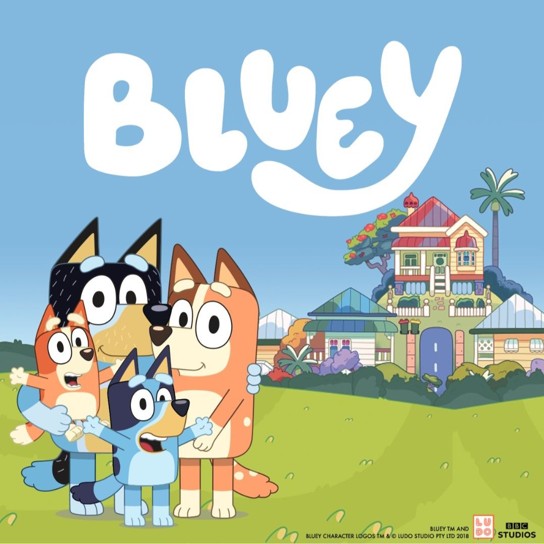 Къщата на Bluey Bingo с 2 фигурки