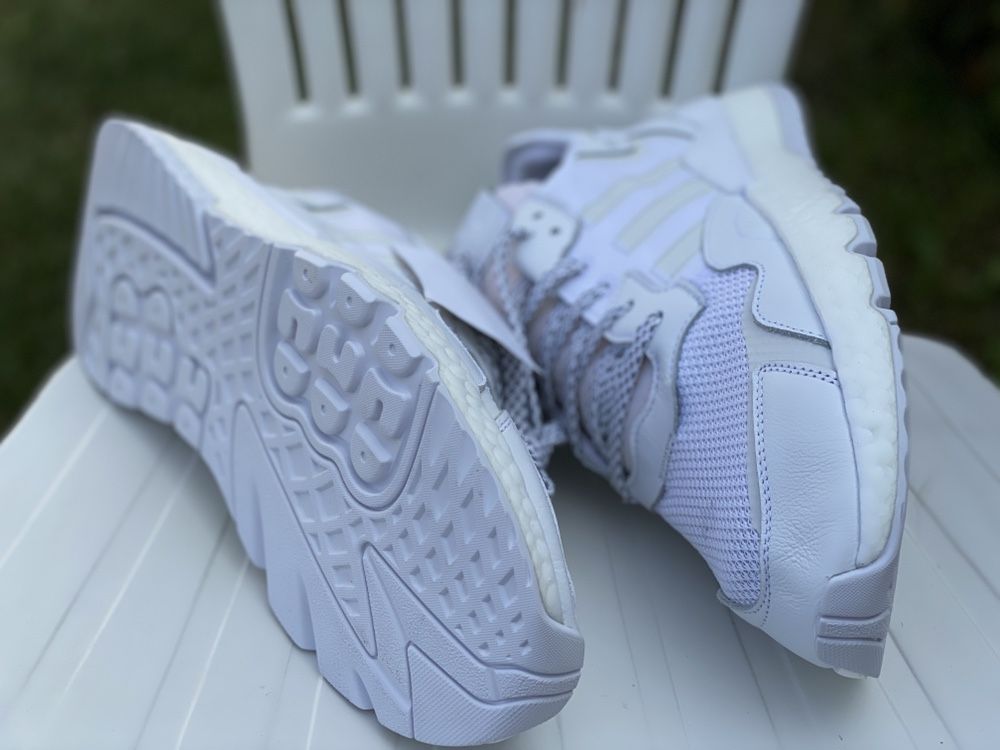 Adidasi Originali Adidas Nite Jogger Boost Noi Marimea 46 2/3