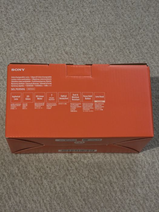 Sony 70-350mm Obiectiv Foto Mirrorless F4.5-6.3 G OSS Montura Sony E