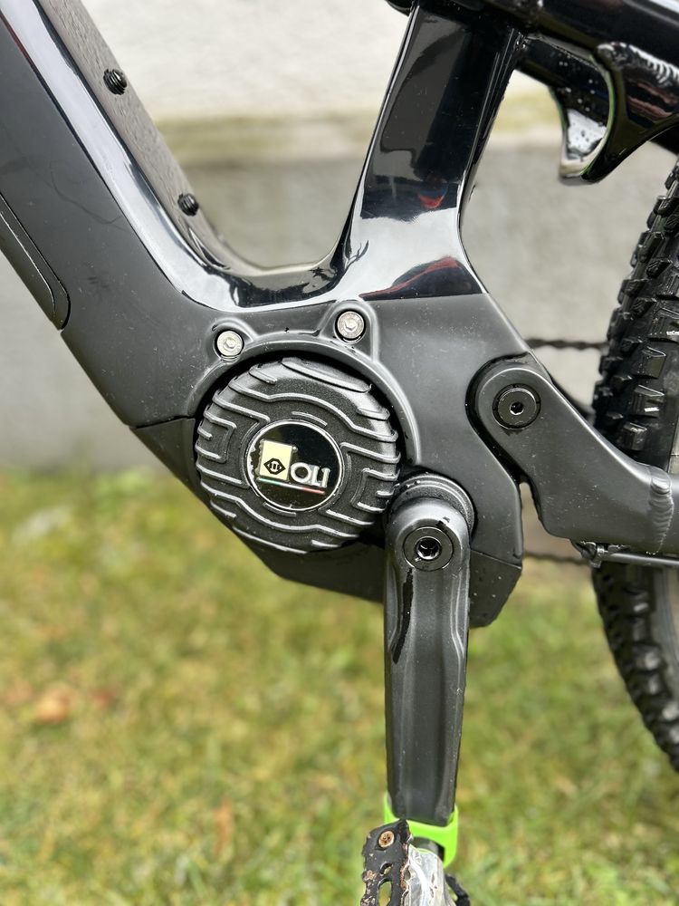 Bicicleta electrica Olympia karbo, Ebike ,full suspension, marime S-M