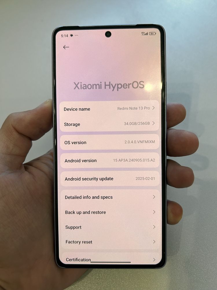 Redmi Note 13 Pro A+ holat, bonus himoya oynasi, Garantiyasi bor