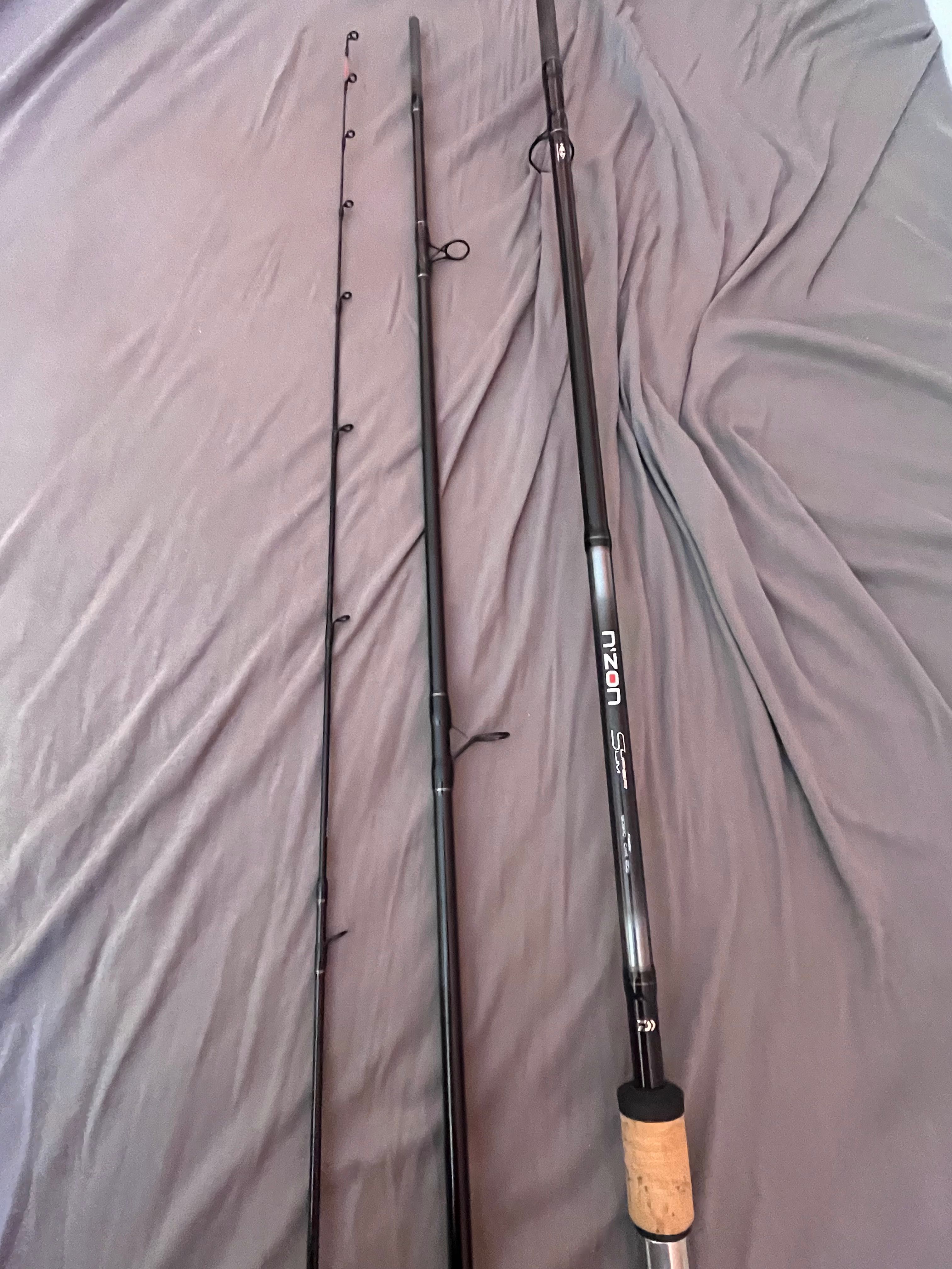 Продавам daiwa  nzon super slim 396 120g акция