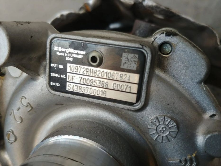 turbina 1.6 dci r9me414 nissan qashqai 2 j11 megane 3 54389700018