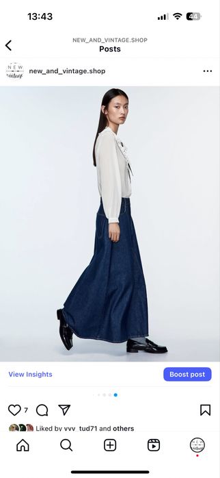 Camasa voal alba Zara guler funda lejera fluida