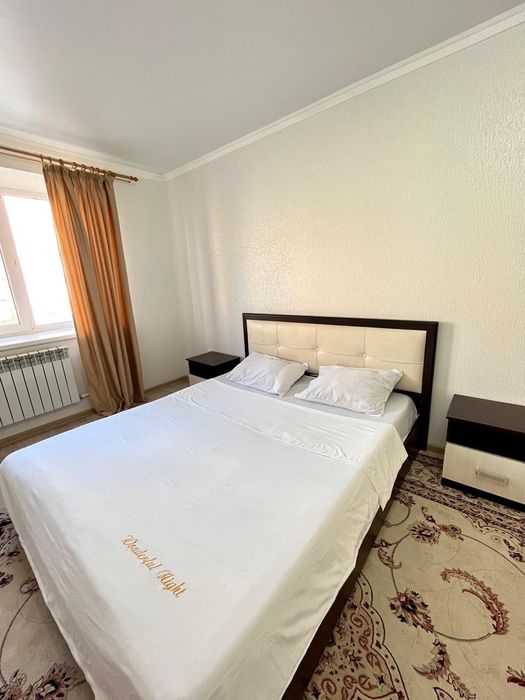 Сдается квартира на батысе по суточно и по часовой 
В квартире имеется