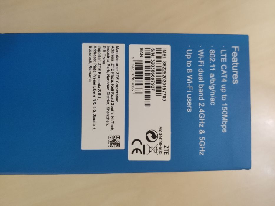 Modem Auto WIFI ZTE MF905