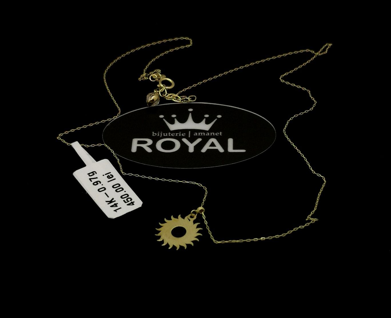 Bijuteria Royal lant din aur 14k 0.97 gr