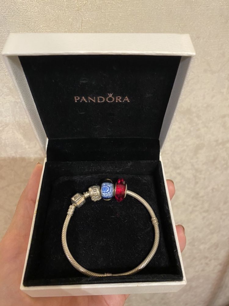 Pandora серебрянный браслет