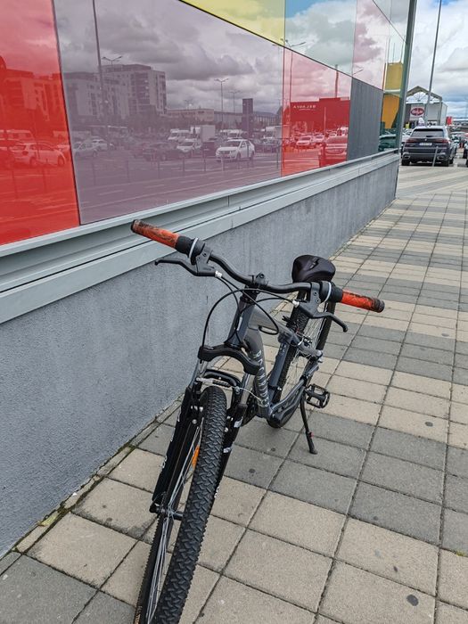 Bicicleta Rockrider MTB cu suspensie fata