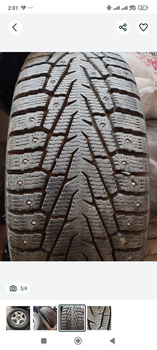 Шипованные шины 265/65/17 NOKIAN