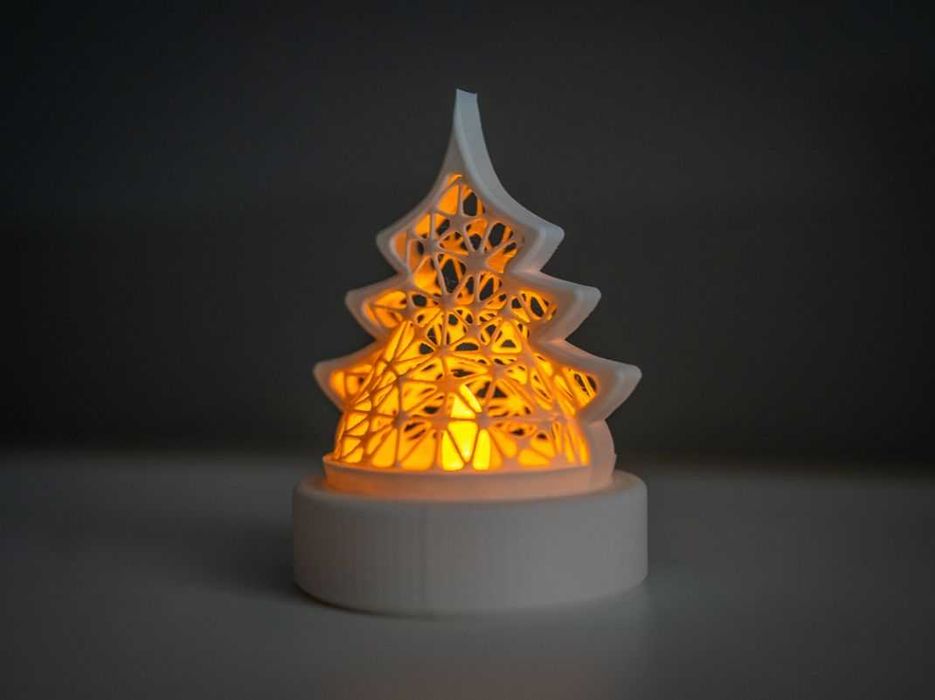 Коледна украса, изработена с 3D принтер