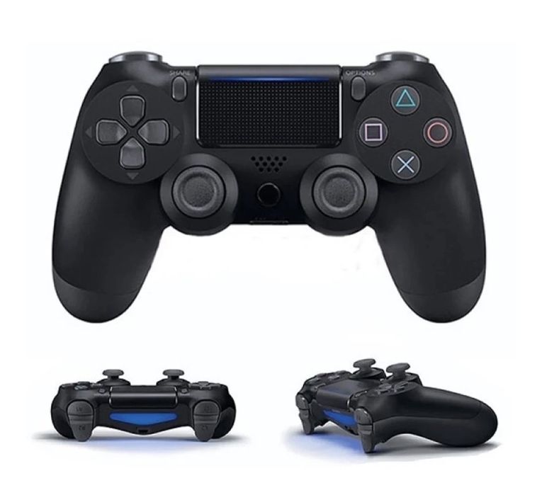 !!!НОВ!!! Контролер за ps4 цвят сив, черенʼи златен