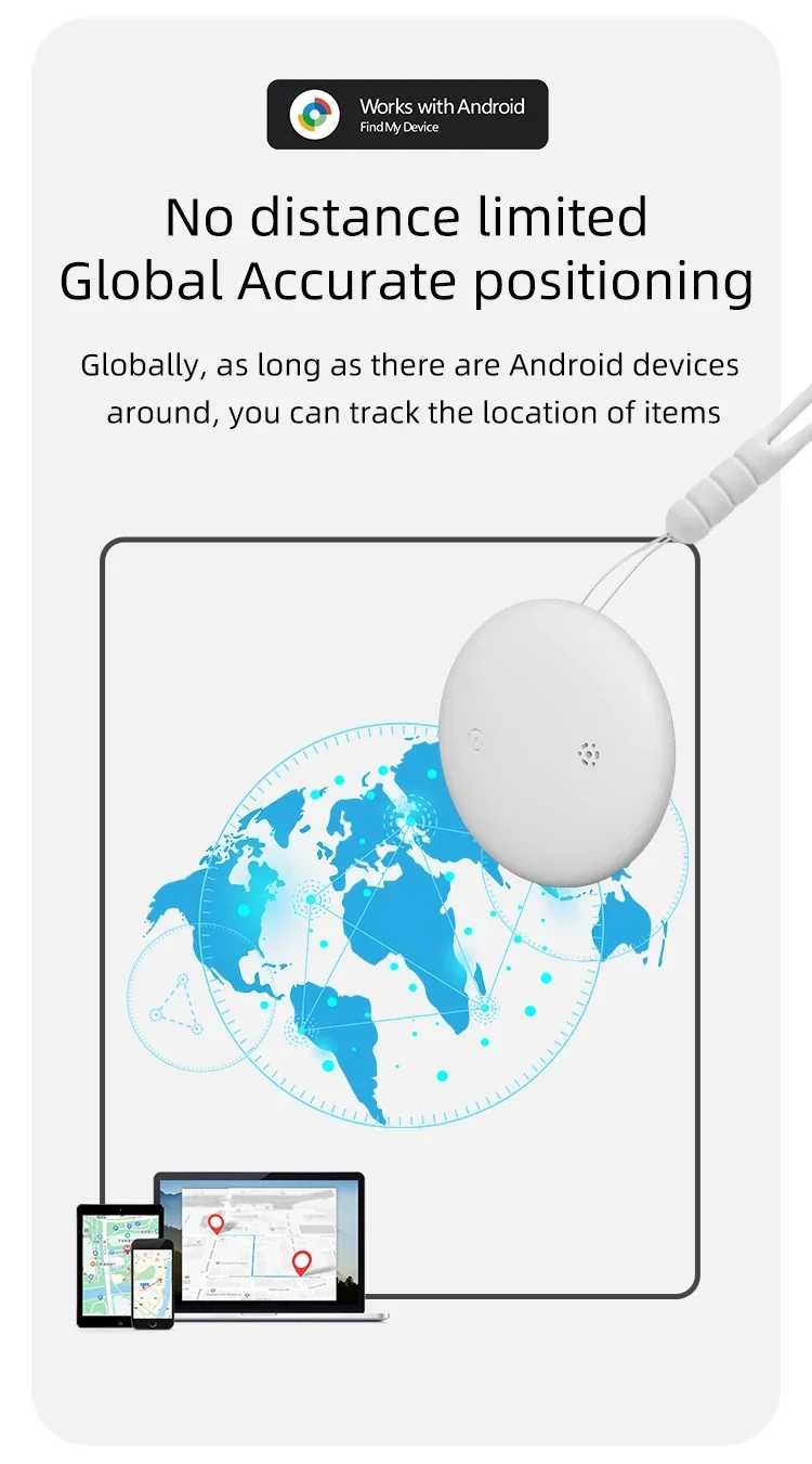 Смарт GPS тракер Air Tag за багаж, ключове, домашни любимци