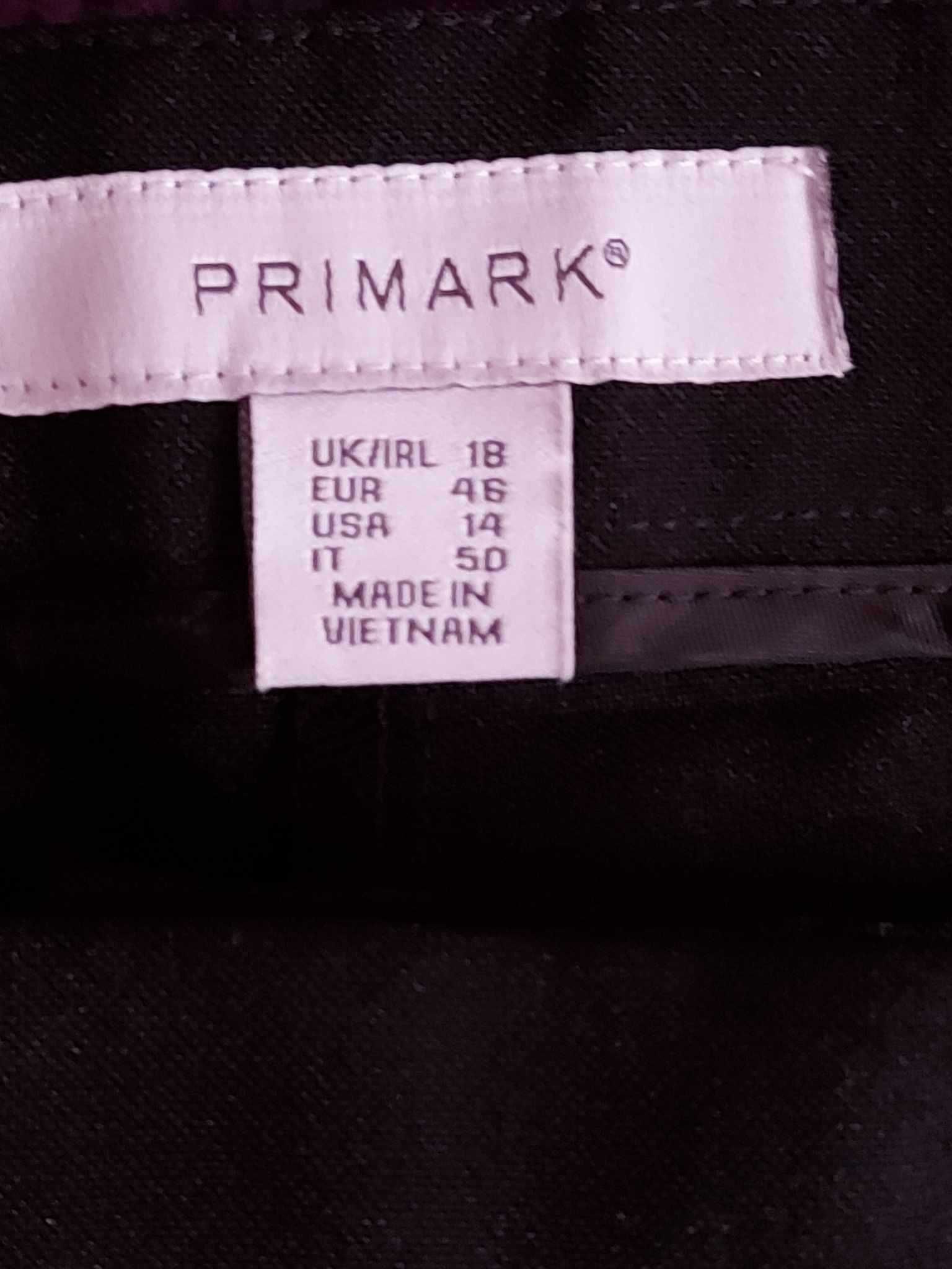 Pantaloni Primark, negri ,marime 46,impecabili