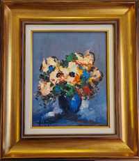 Tablou ,pictura , flori, Ambrozie Nicolae