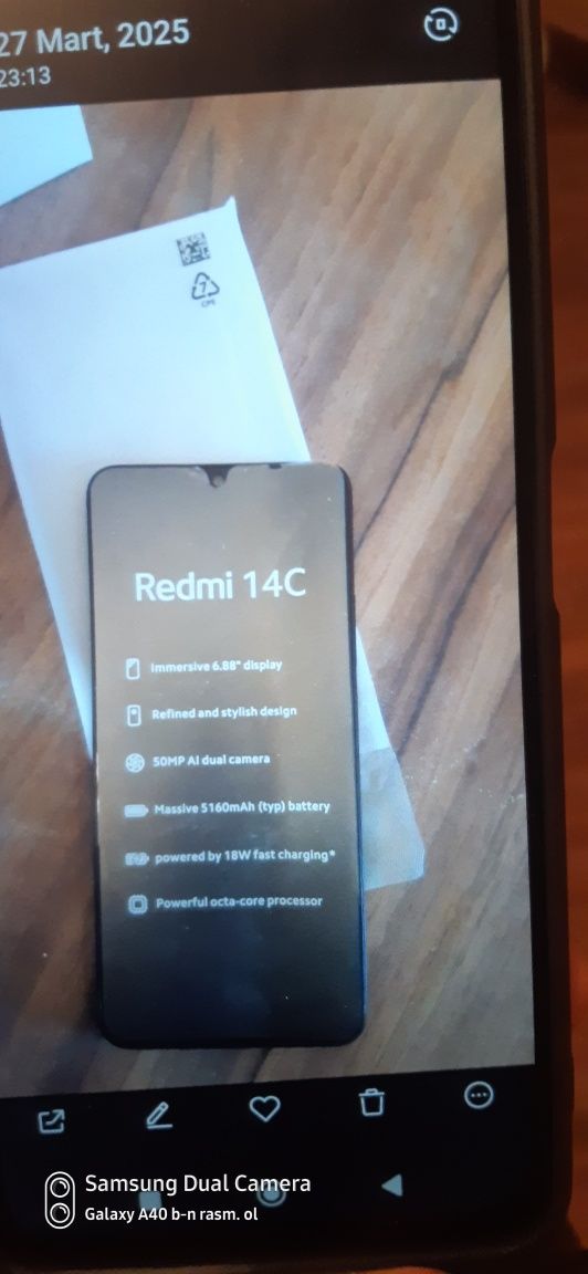 Xiomi Redmi 14 C 256 Г 8+4 Г