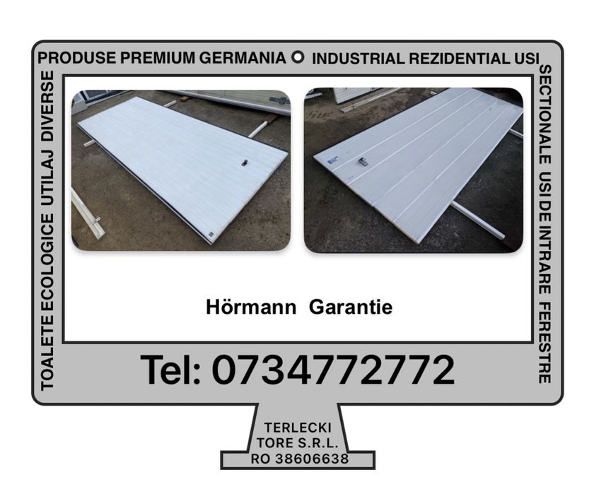USA SECTIONALA INDUSTRIALA poarta hala garaj H 220 x L 504 Hormann