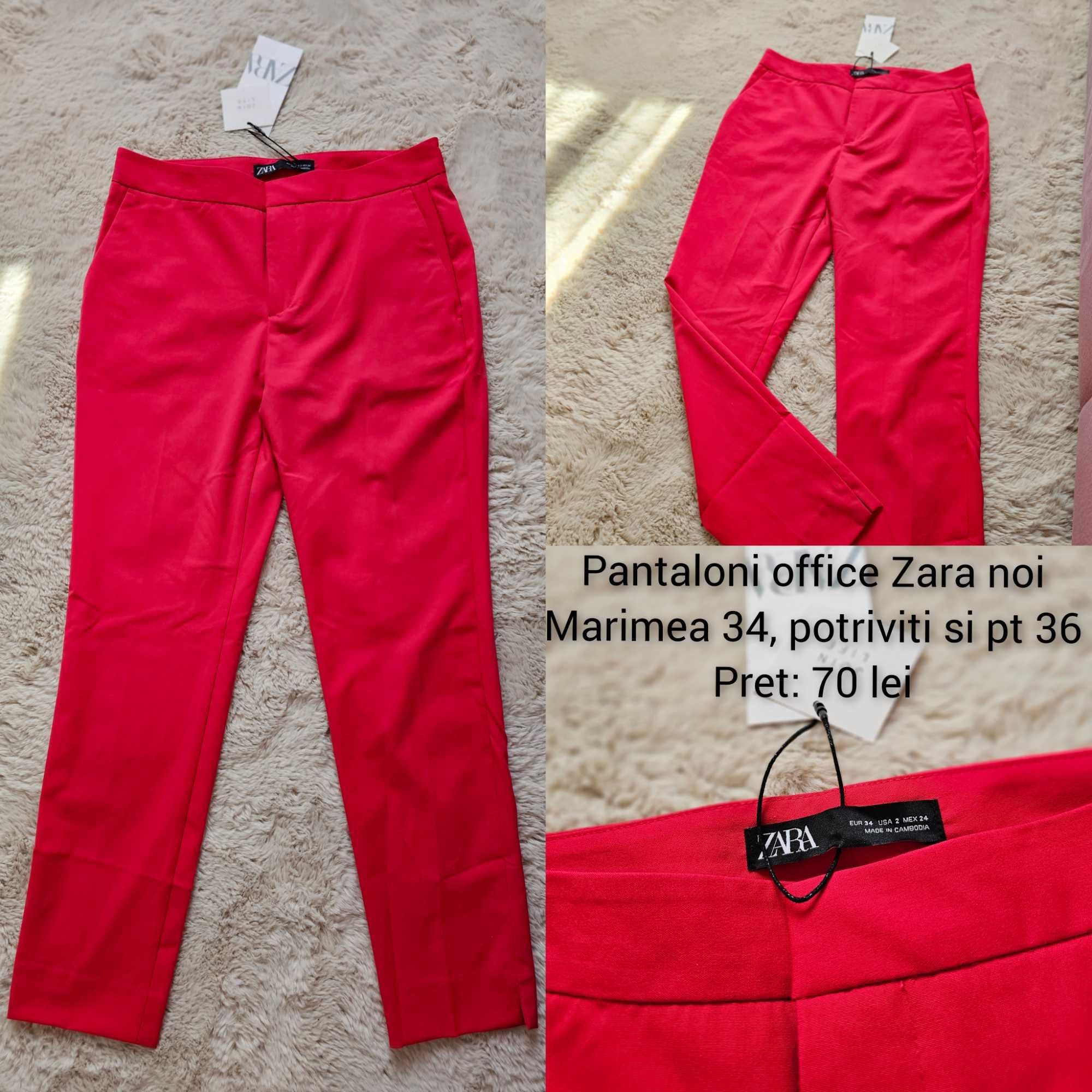 Pantaloni Zara office noi cu eticheta