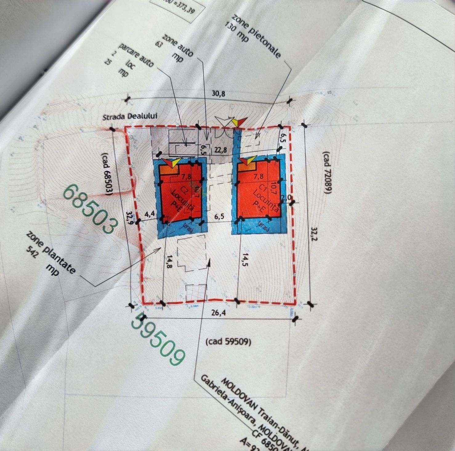 Teren cu autorizație construcție Dezmir