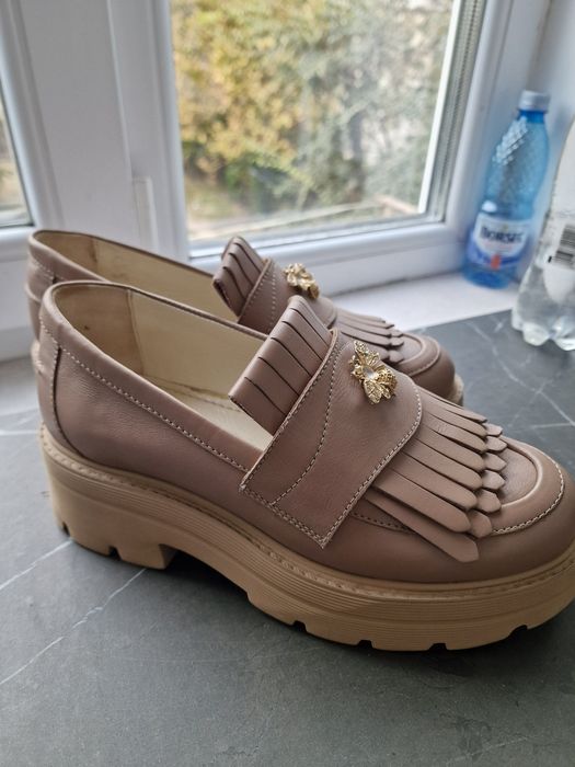 Pantofi mocasini loafers de piele