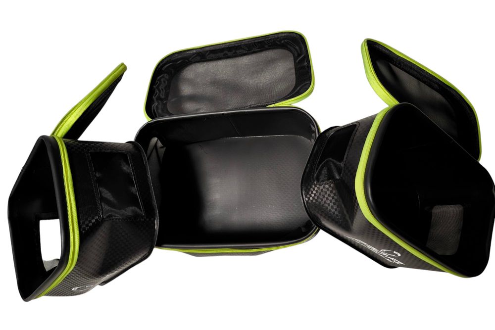 Set 3 cutii PRO FL cu capac feeder Eva