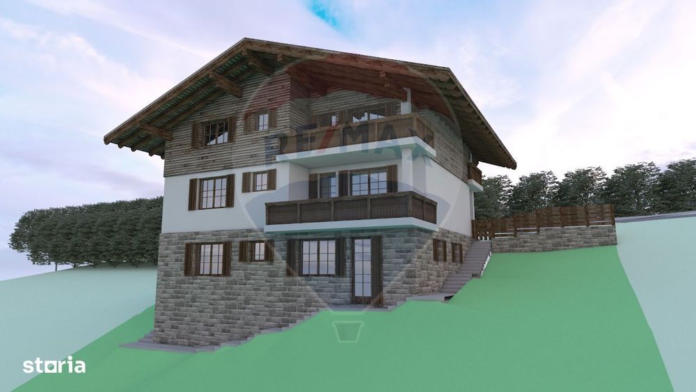 Teren cu Autorizatie de constructie/ Pensiune de lux – Poiana Brașov