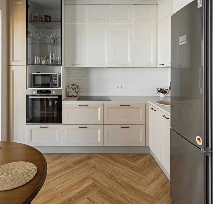 Крашенный МДФ Кухни Премиум Класса Кухонный Гарнитур На Заказ Астана