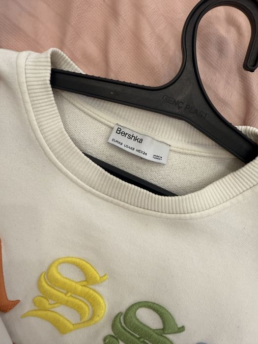 кофта bershka белая теплая