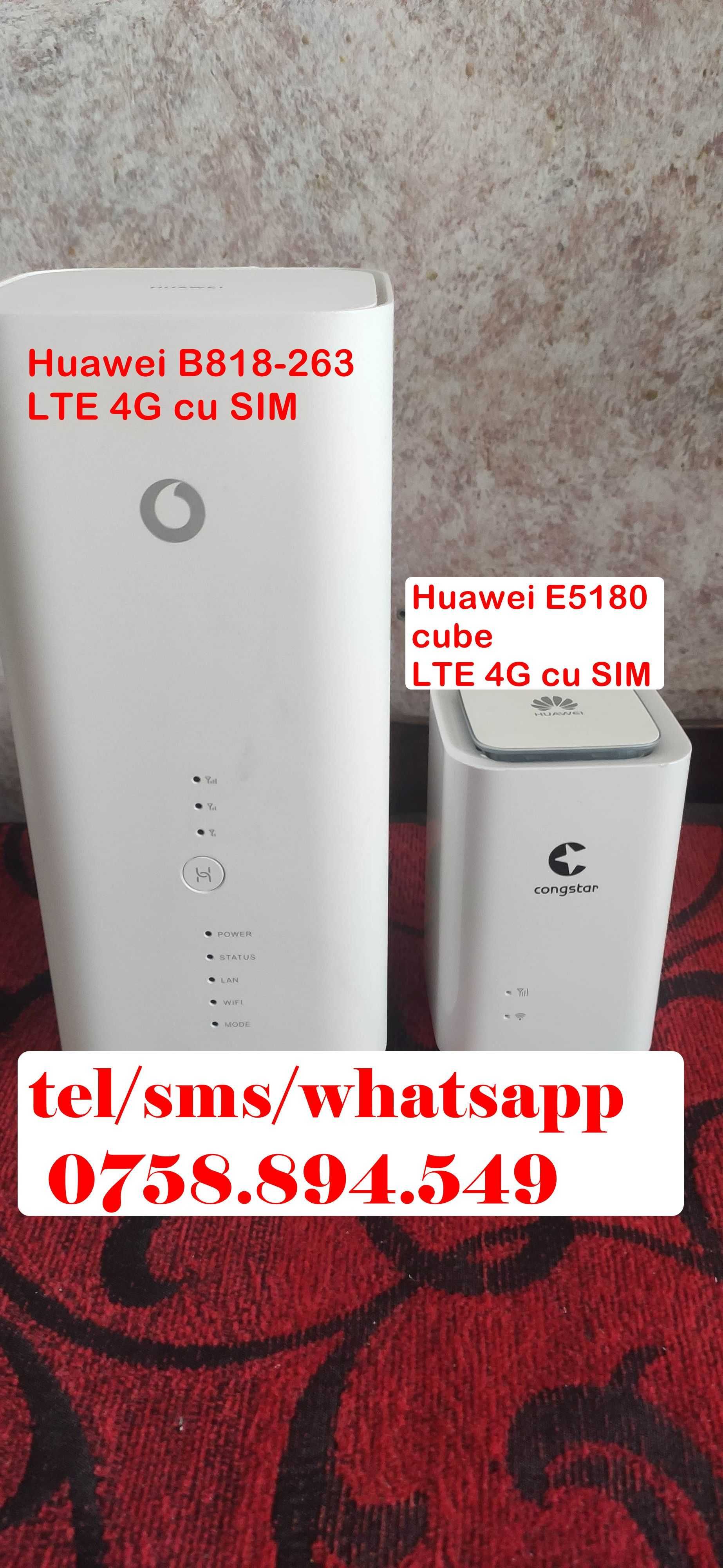 Router 4G_5G LTE cu SIM Huawei E5180S, HUAWEI B818,Dual Band, Gigabit