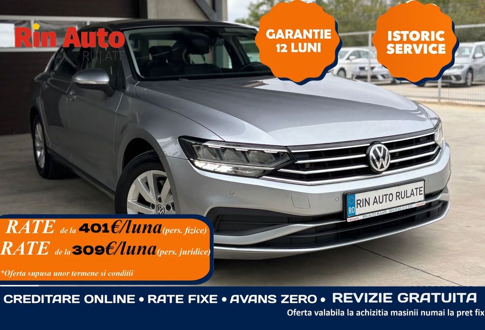Volkswagen Passat Sedan ~ Benzina ~ Automat ~ Posibilitate vanzare in RATE ~ TVA 21%