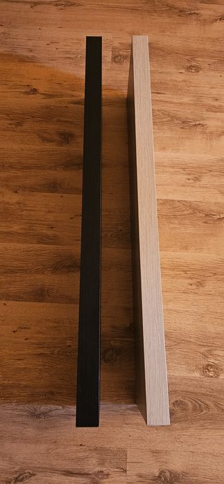 Vand 2 polite ikea Lack, culori bej si negru, stare foarte buna