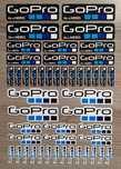 Стикери GoPRO лист А4 - цена 10.00лв