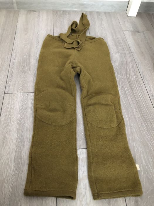 Pantaloni/salopeta Disana boiled wool/lana fiarta 122-128,6-8 ani