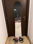 Snowboard Nitro Prime Raw 165 wide cu legaturi Nitro Rambler L