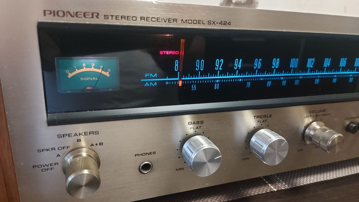 receiver vintage Pioneer sx 424