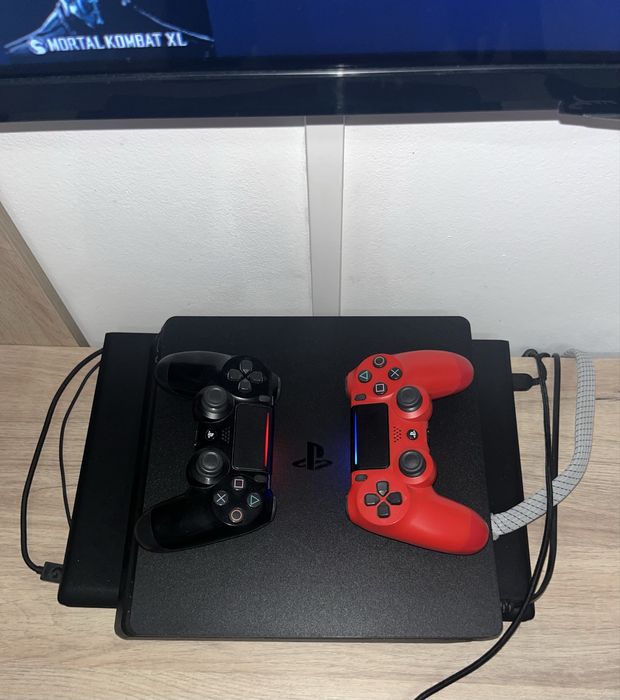 ps4, Playstation 4 slim 500GB ,+2 джойстика