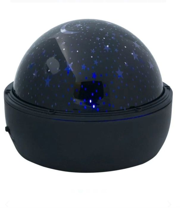 Въртящ се прожектор за стая с LED звезди