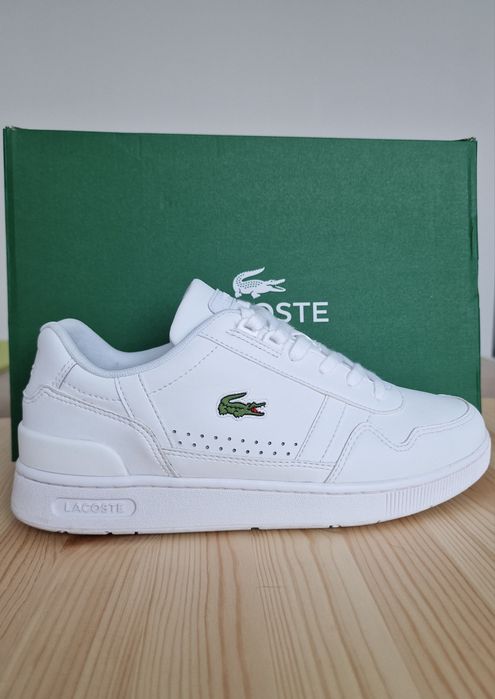 Adidasi Lacoste albi 40