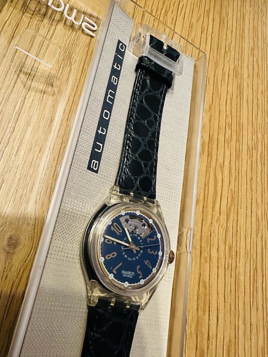 Swatch Watch Nachtigall sak104 37mm AG 1992 Automatic 23 Jewels