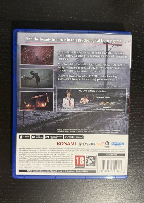 Vand Silent Hill F PS5