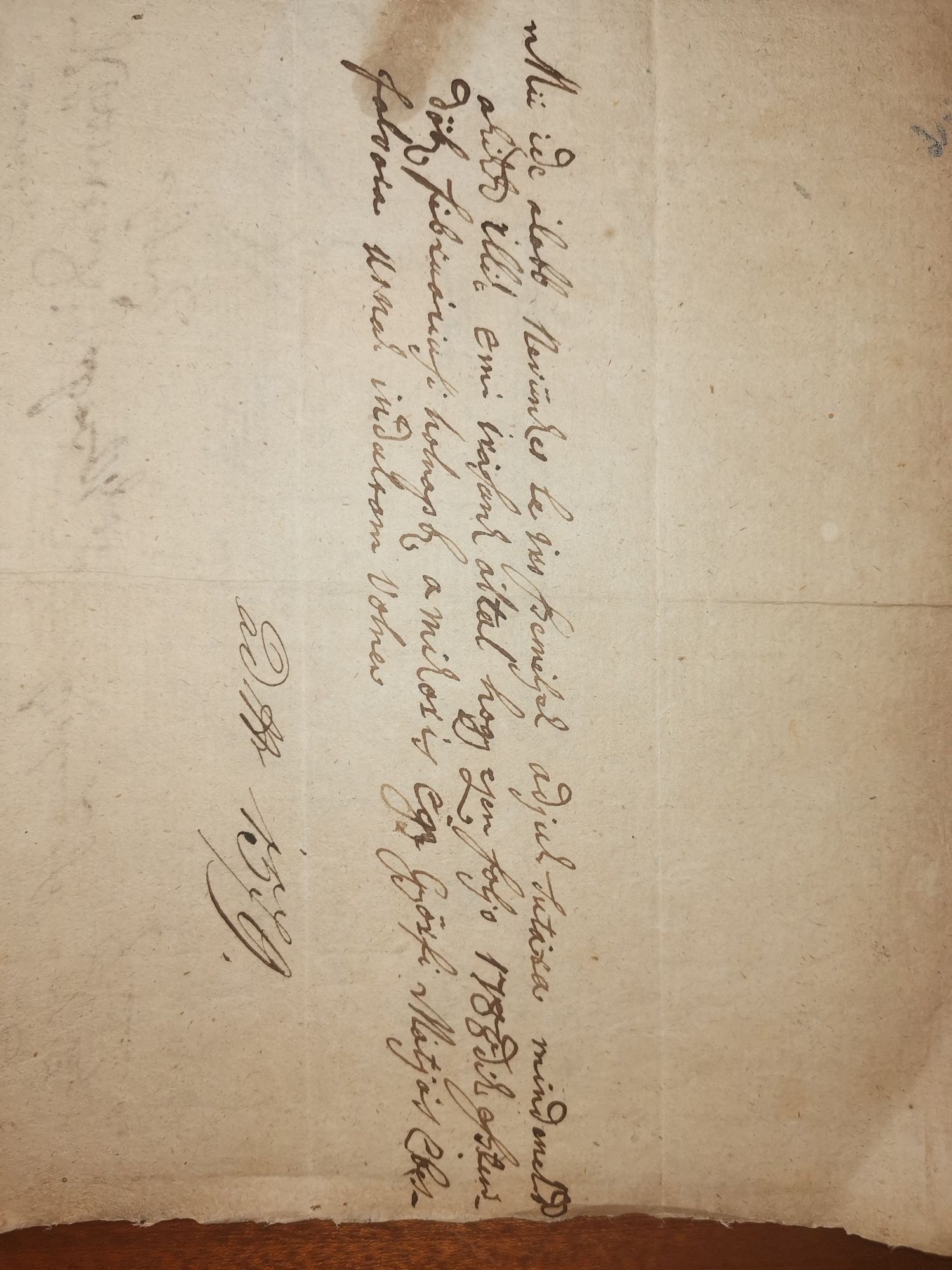 Document vechi din anul 1788