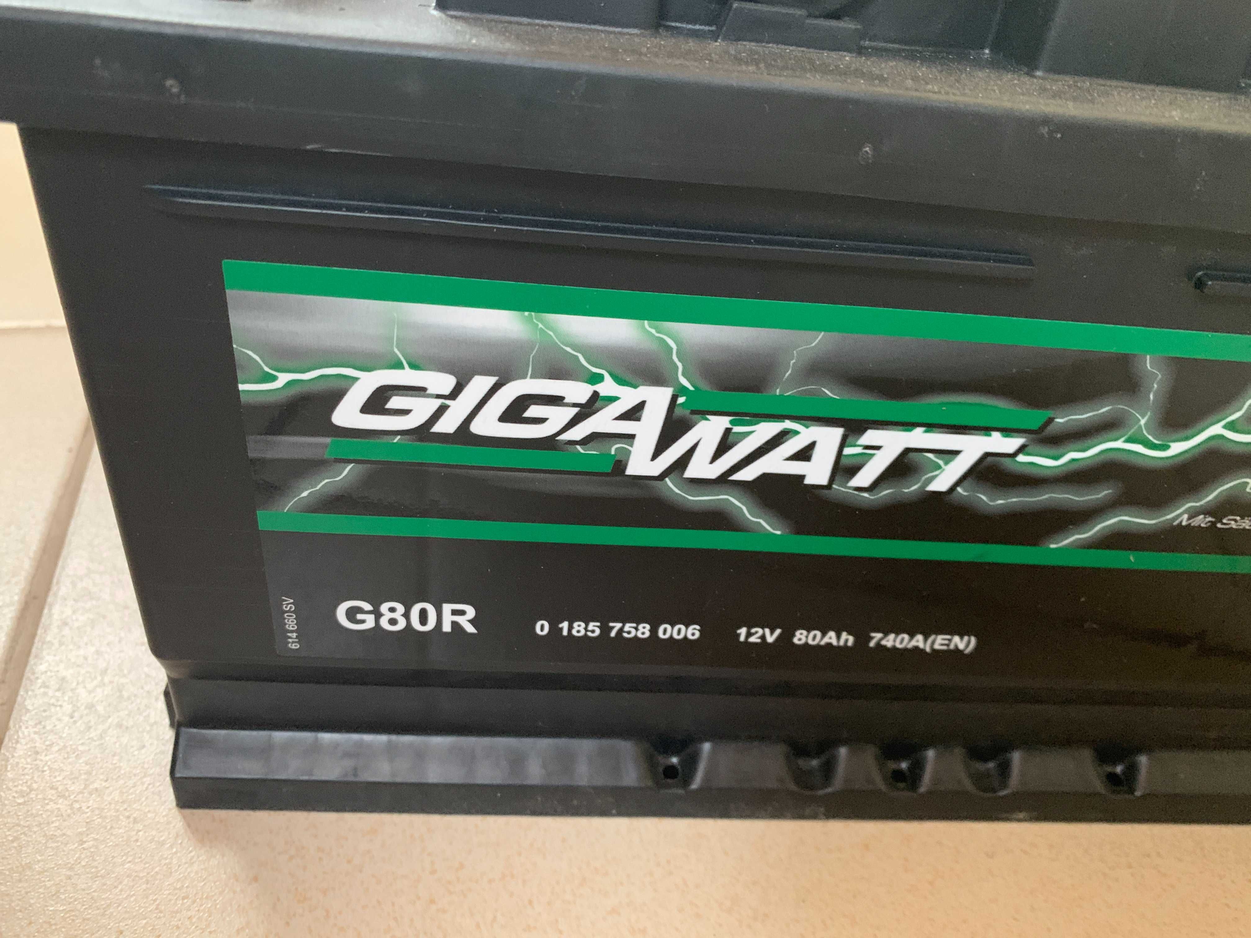 Акумулатор Gigawatt 12V 80Ah 740A